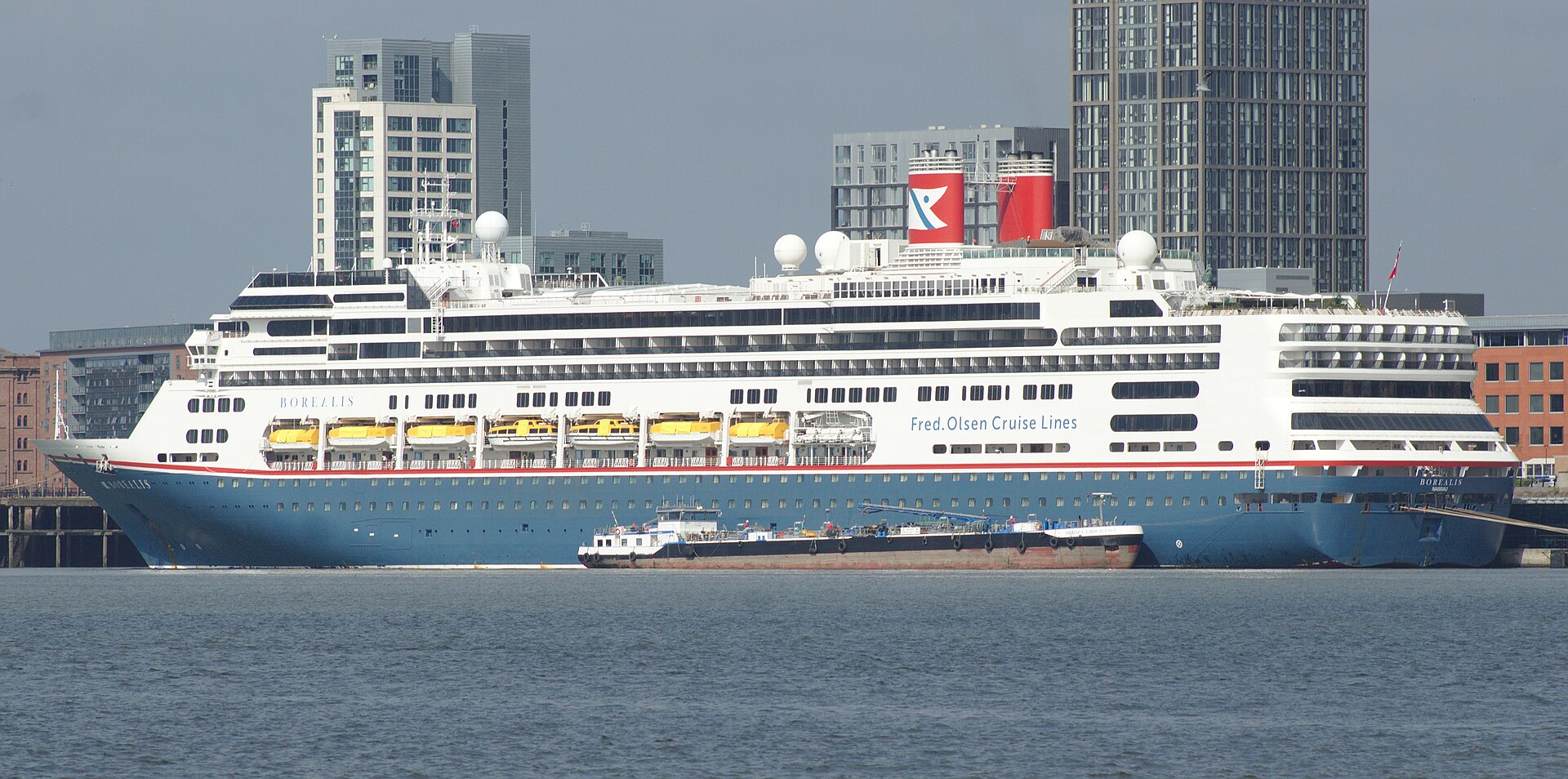 Cruise ships berthed at the Port of Barcelona cruise terminals